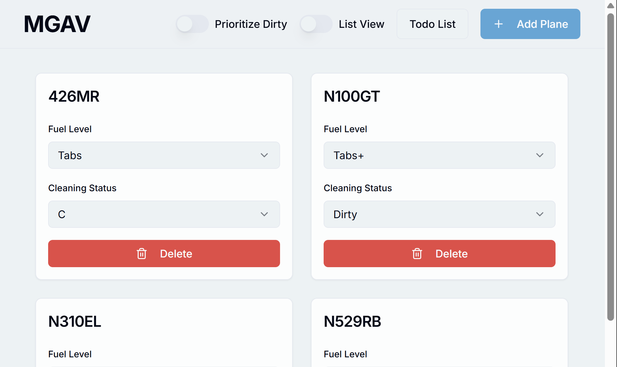 Fleet Management App